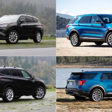 2023 Toyota Highlander Hybrid vs 2023 Ford Explorer Hybrid | Which is better?