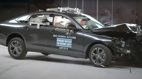 <h6><u>Honda Accord is the only midsize sedan to ace the latest IIHS safety test</u></h6>